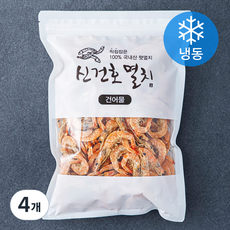신건호멸치 서해안 상품 햇 건새우 볶음 안주 국물용 (냉동), 300g, 4개