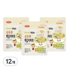 베베스트 아이 맛있는 순두부 백김치찌개 200g, 12개