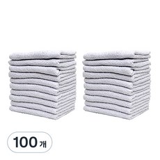 크린아이 기본 면행주 화이트, 100개