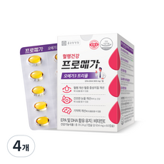 프로메가 오메가3 트리플 장용성 39.24g, 60정, 4개