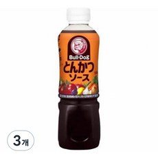 불독 돈까스 소스, 500ml, 3개