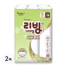 리빙 시그니처 화장지 30m, 30롤,...