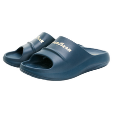 GOODYEAR 固特異 男款 緩震運動拖鞋, 舒適寬楦, 抓地底紋, 270mm, 藍色