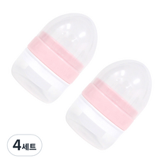 비프리 액상분유 커넥터 빨대컵 부속용품 핑크, 4세트, 커넥터 + 스크류 + 뚜껑 2p
