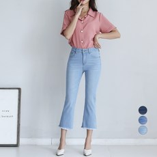 여름부츠컷청바지