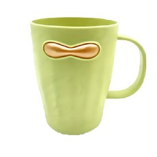 蝴蝶結漱口杯, 可愛造型, 460ml容量, 耐熱PP材質, 浴室用品, 蝴蝶結, 1入