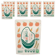 에코맘의산골이유식 산골쌀참, 혼합맛(사과/당근), 25g, 6개 혼합맛(사과/당근), 25g, 6개