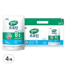 셀렉스 파우치 프로틴 음료 로우슈거 12p, 125ml, 48개