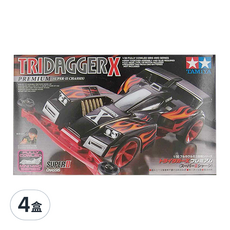 TAMIYA 田宮 四驅車 三角箭X S2底盤, 4盒