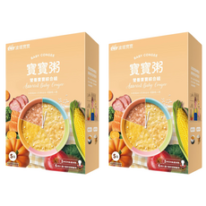 波堤寶寶 寶寶粥 綜合 Set 5包, 知名小兒科醫師推薦, SGS檢測, 微乳化技術易吸收, 750g, 2盒