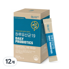 대상웰라이프 하루 유산균 19, 60g, 12개 - 하루유산균