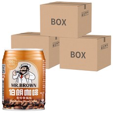 金車 MR.BROWN 伯朗咖啡 曼特寧風味 24罐, 240ml, 72罐