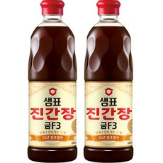 샘표 진간장 금F3, 860ml, 2개