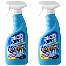 白博士 玻璃PLUS清潔劑 強效去污, 600ml, 2瓶