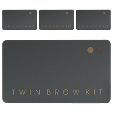 Missha 雙色眉粉盤, 貼合肌膚 妝效自然, Twin Brow Kit, 2號 灰棕色, 4個