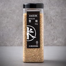 도정공장 씻어나온 현미, 1kg, 1개