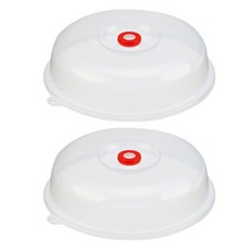 inomata 日本製微波蓋 2入組, 直徑23公分, PP材質, 混色, 直徑23cm, 2組