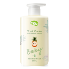 nac nac 果漾保濕2合1洗沐浴精, 500ml, 1瓶