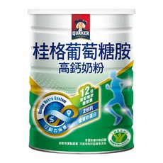 QUAKER 桂格 葡萄糖胺高鈣奶粉, 1.5kg, 1罐