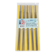 艾美 AN#316不鏽鋼筷5雙組 24cm, 316不鏽鋼材質, 防滑設計, 一組五雙入, 1組