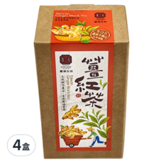 豐滿生技 台灣薑紅茶 天然耕作農法, 3.5g, 10包, 4盒