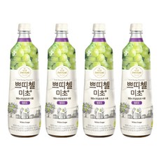 쁘띠첼 미초 청포도, 4개, 900ml
