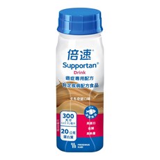 Supportan 倍速 癌症專用配方, 高蛋白, 添加魚油, 卡布奇諾口味, 200ml, 1瓶