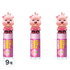 케이엠제약 뽀로로 루피 피규어 립밤 2.5g, 복숭아향, 9개 복숭아향, 9개