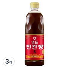 샘표 진간장S, 860ml, 3개