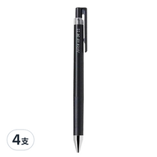 PILOT 百樂 Juice up 果汁筆，保濕性墨水，速乾，0.4mm，特殊筆尖設計, 黑色, 4支