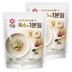 CJ BEKSUL 白雪 牛骨高湯錠, 80g, 2袋