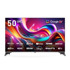 프리즘코리아 4K UHD LED 구글 3.0 스마트 TV