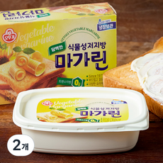 오뚜기 담백한 소프트 마가린, 180g, 2개