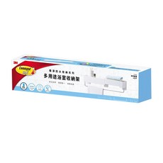 3M Command 無痕 極淨防水收納系列 多用途浴室收納架 承受重量4公斤, #17724, 1組