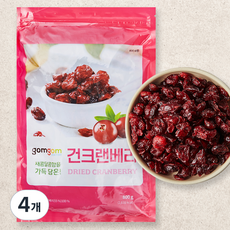 곰곰 건크랜베리, 800g, 4개
