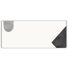 아이프리 빨아쓰는 모던 디자인 미끄럼방지 욕실 주방 규조토 발매트 45 x 120 x 0.4 cm, Century Black White, 1개