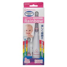 BabySmile Rainbow 炫彩兒童電動牙刷，日本製造，0歲以上適用, S-206, 粉色, 1組
