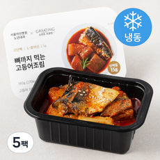 그리팅 소프트프로틴 뼈까지 먹는 고등어조림 (냉동), 180g, 5팩