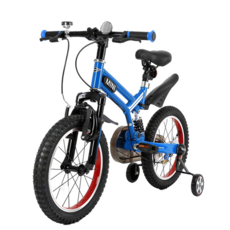 라스타 MINI PIONEERS KIDS BIKE 40.64cm RSZ1605, 블루, 112cm