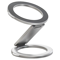 ibits D54 magsafe 雙面磁吸支架 升級版, 銀色基本款, 磁吸車用手機支架, 1個