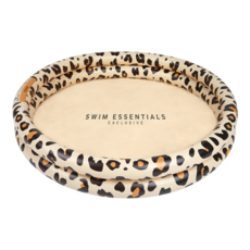 SWIM ESSENTIALS 充氣戲水池, 荷蘭充氣式泳池(直徑100cm), 歐美小花豹, 1個