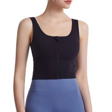 앞지퍼스포츠브라