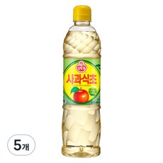 오뚜기 사과식초, 900ml, 5개