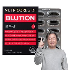 뉴트리코어 Dr 블루션 73.8g, 60정, 1개