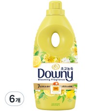 다우니 7일간 피어나는 향수 컬렉션 시트러스 앤 버베나 초고농축 섬유유연제 본품, 1L, 6개