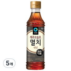 청정원 제주모슬포멸치액젓, 750g, 5개