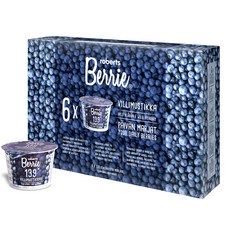 로버츠베리에 야생 빌베리 주스, 100ml, 6개