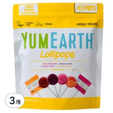 야미얼스 막대사탕, 240g, 3개