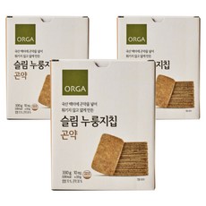 ORGA 슬림누룽지칩 곤약 10개입, 33g, 3개 3개, 33g