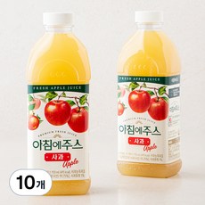 서울우유 아침에주스 사과, 950ml, 10개